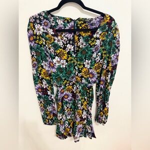 AFRM Multicolor Floral Dress
